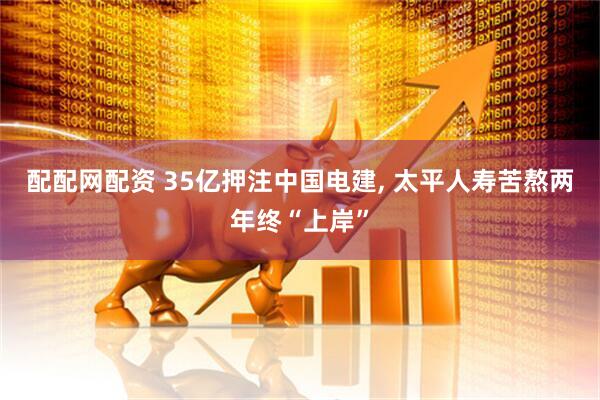 配配网配资 35亿押注中国电建, 太平人寿苦熬两年终“上岸”