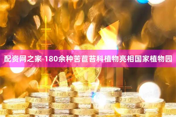 配资网之家 180余种苦苣苔科植物亮相国家植物园